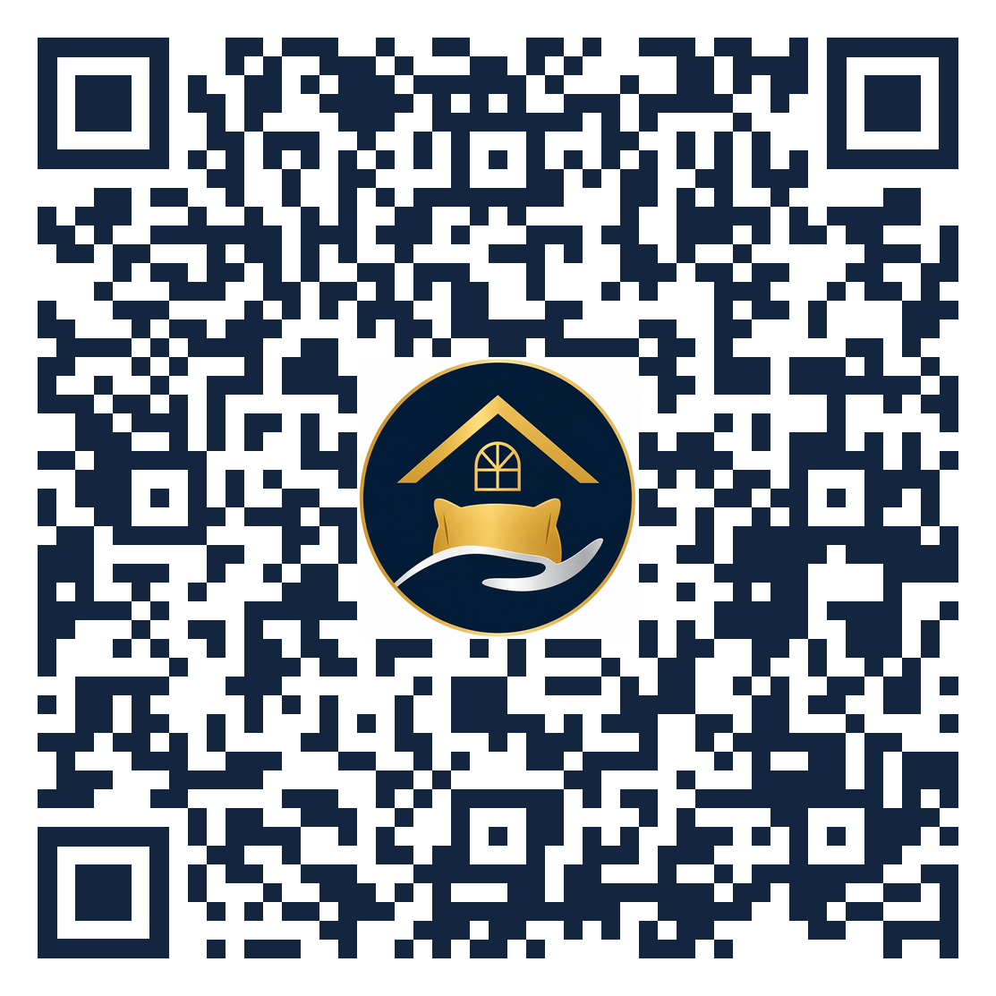 QR code vers la page Facebook de la conciergerie Airbnb Élégance Séjours
